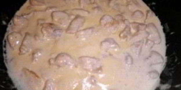 фрикасе из курицы со сметаной