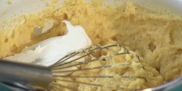 грибное рагу с полентой