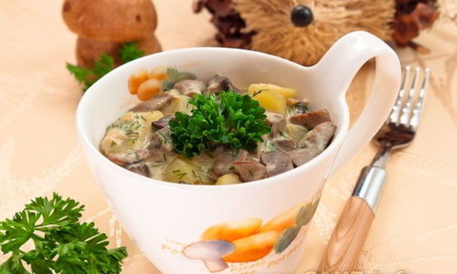 Рецепт грибного рагу