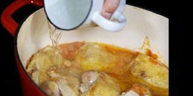 куриное рагу с цветной капустой и помидорами