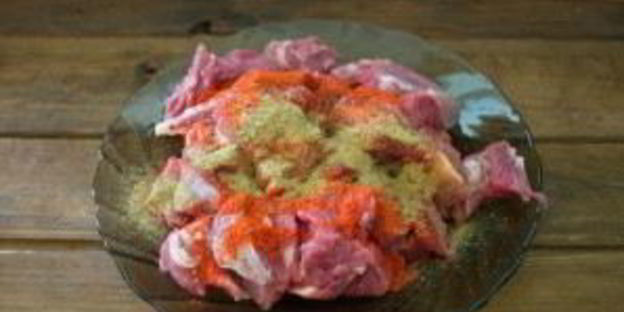 мясное рагу с баклажанами