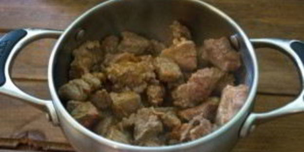 мясное рагу с баклажанами