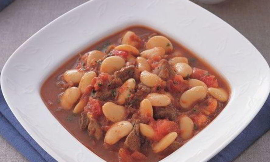 Рецепт мясного рагу с белой фасолью