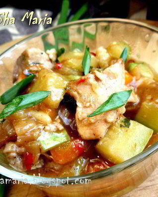 Мясное рагу с молодыми овощами