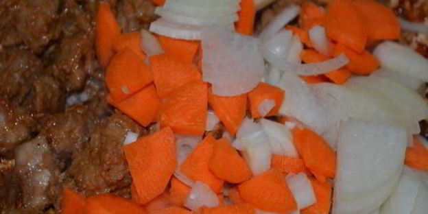 мясное рагу с овощами