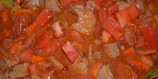 мясное рагу с овощами