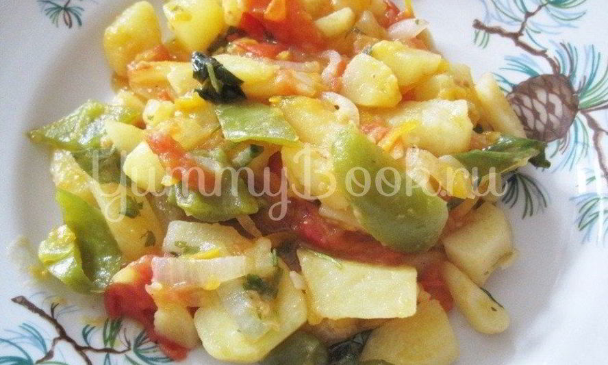 Рецепт овощного рагу из кабачков с картофелем