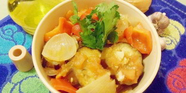 овощное рагу с баклажанами по-арабски