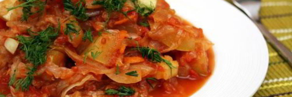 Овощное рагу с кабачками