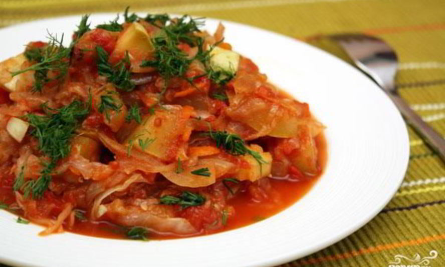 Рецепт овощного рагу с кабачками