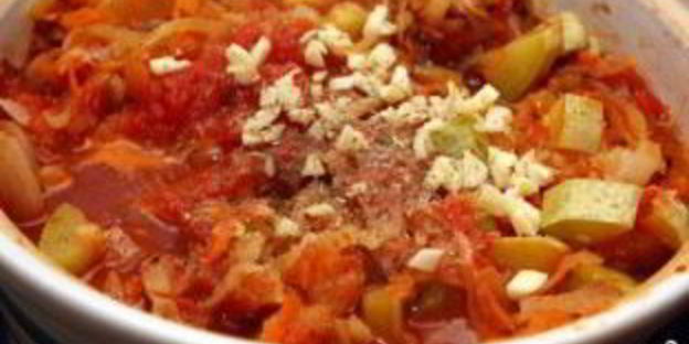 овощное рагу с кабачками