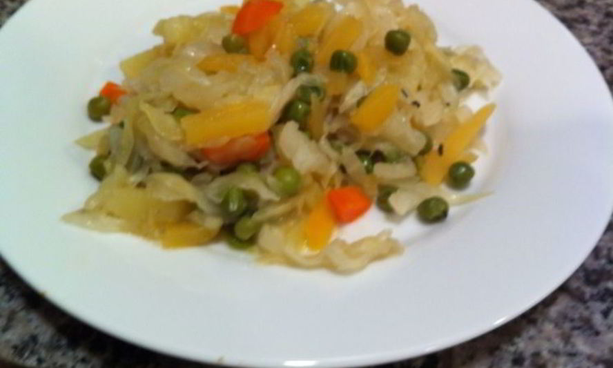 Рецепт овощного рагу с капустой