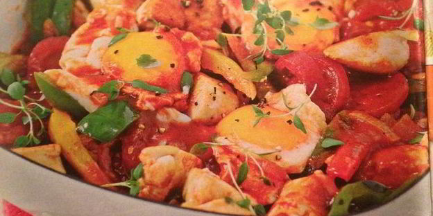 овощное рагу с куриным филе