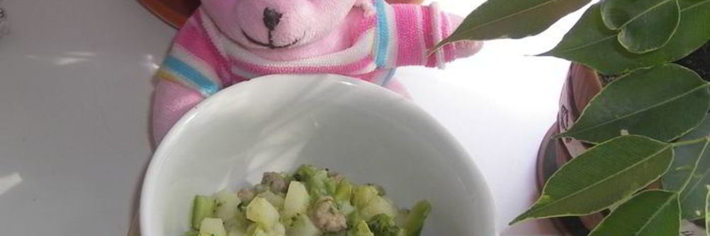 Овощное рагу с мясом для деток