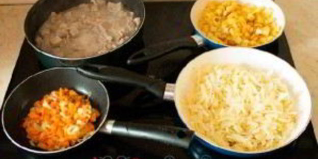 овощное рагу с мясом и картошкой