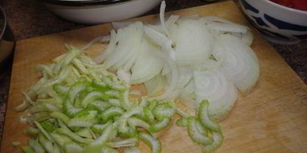 овощное рагу с орехами