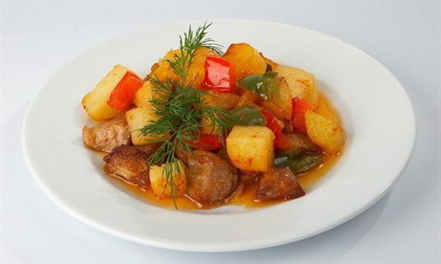 Рецепт овощного рагу с зеленым перцем