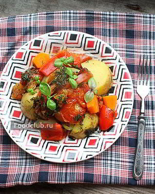 Овощное рагу в духовке