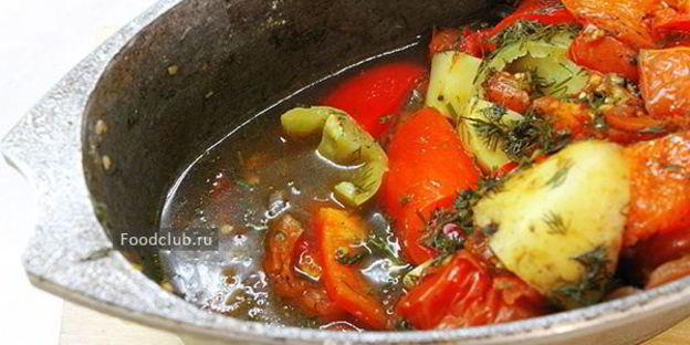 овощное рагу в духовке