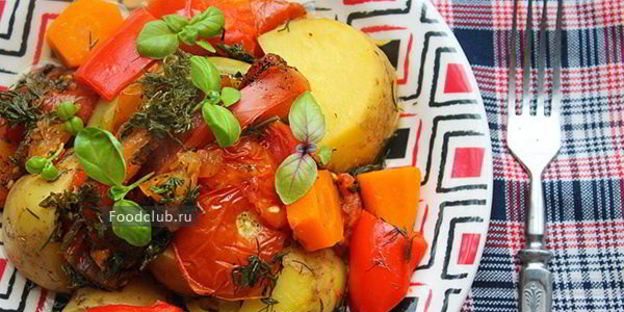 овощное рагу в духовке