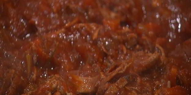 паста с рагу из утки