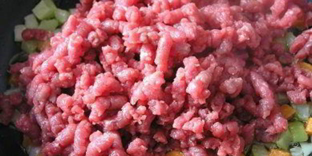 паста торкио с рагу из ягненка и сладким перцем