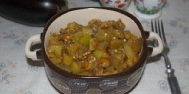 рагу из баклажанов и помидоров