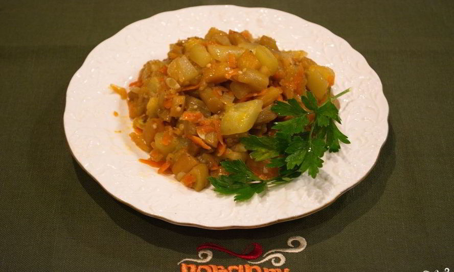 Рецепт рагу из баклажанов вкусное