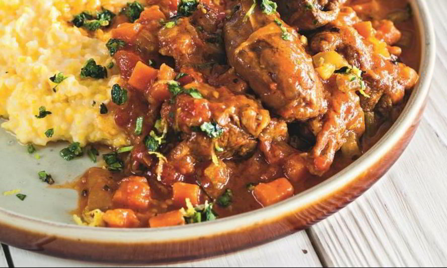 Рецепт рагу из баранины с полентой