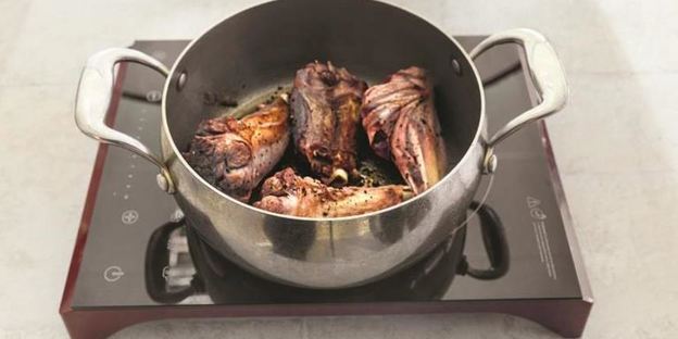 рагу из баранины с полентой