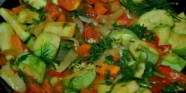 рагу из кабачков и помидоров