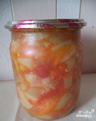 Рагу из моркови на зиму