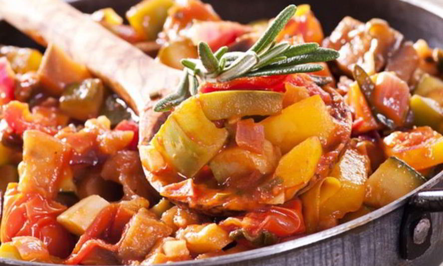 Рецепт рагу из овощей с курицей