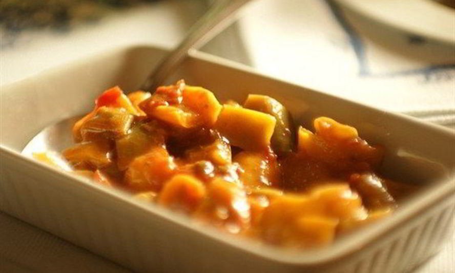 Рецепт рагу из разноцветных перцев