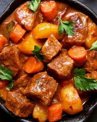 Рагу из свинины с овощами