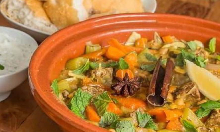 Рецепт рагу из ягненка с абрикосами и мятой