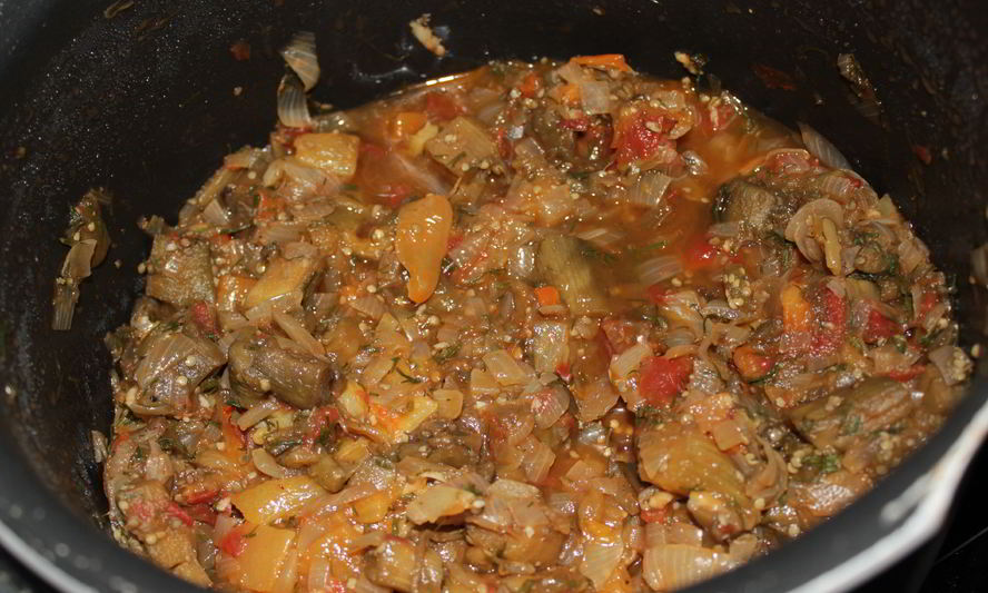 Рецепт рагу овощного с зеленью