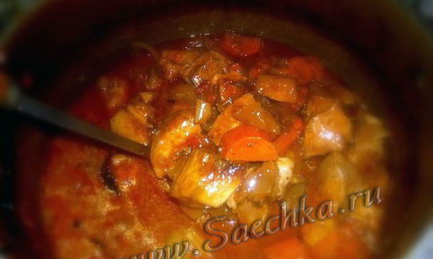 Рецепт рагу с мясом