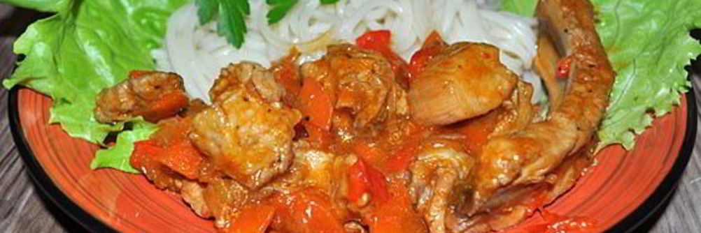 Свиное рагу с овощами