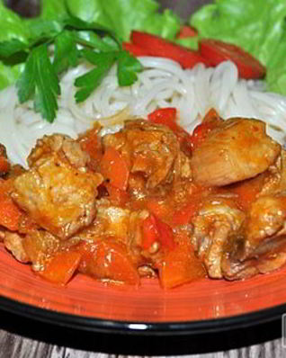 Свиное рагу с овощами