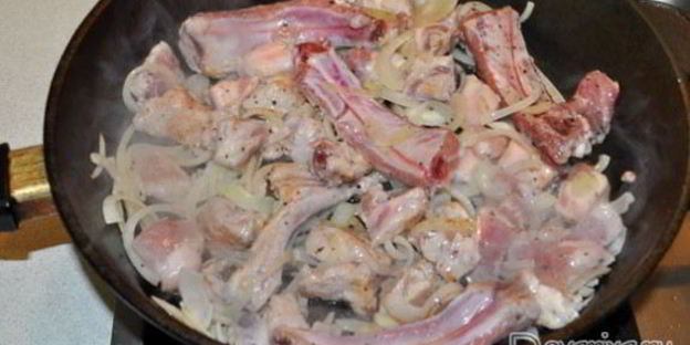 свиное рагу с овощами