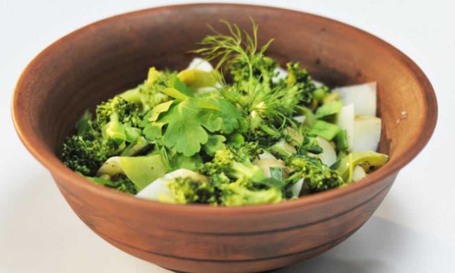 Рецепт зеленого картофельного рагу