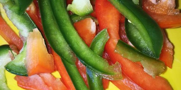 рисовая лапша с креветками