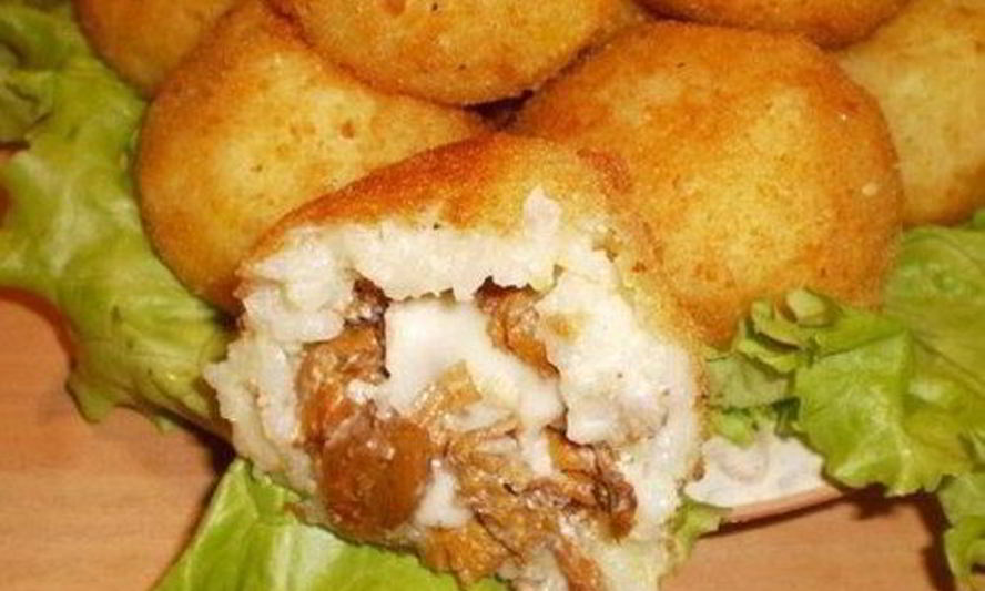 Рецепт рисовых аранчинь с начинкой