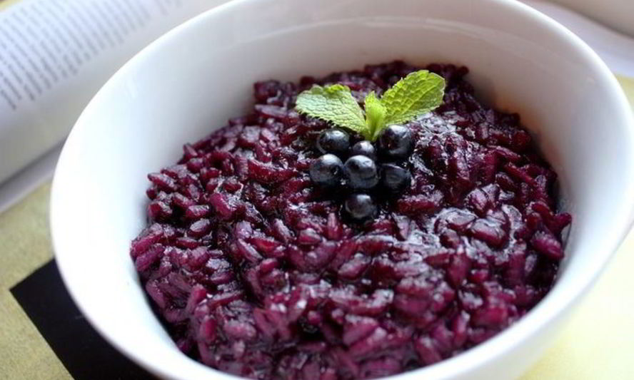 Рецепт черничного ризотто