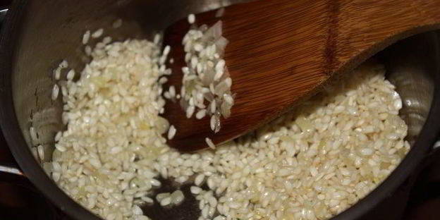 черничное ризотто