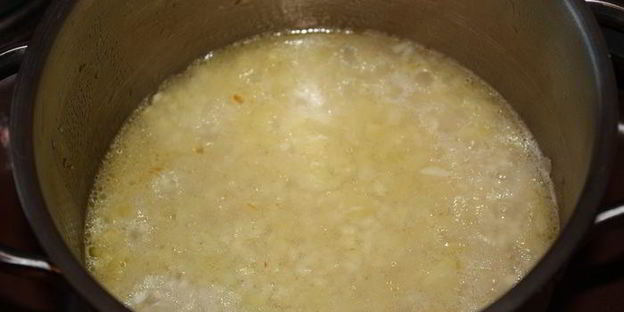 черничное ризотто