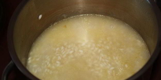 черничное ризотто