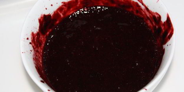 черничное ризотто