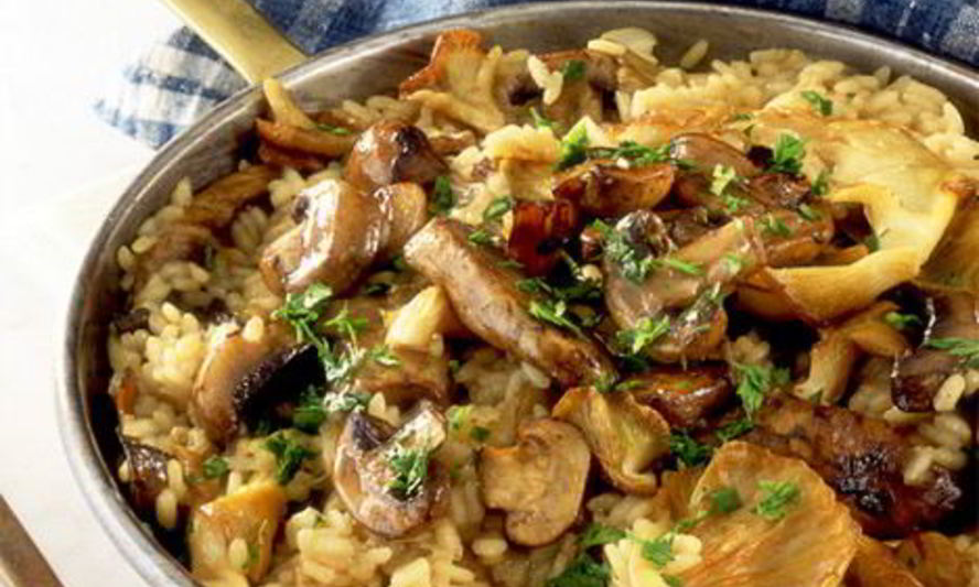 Рецепт грибного ризотто в мультиварке